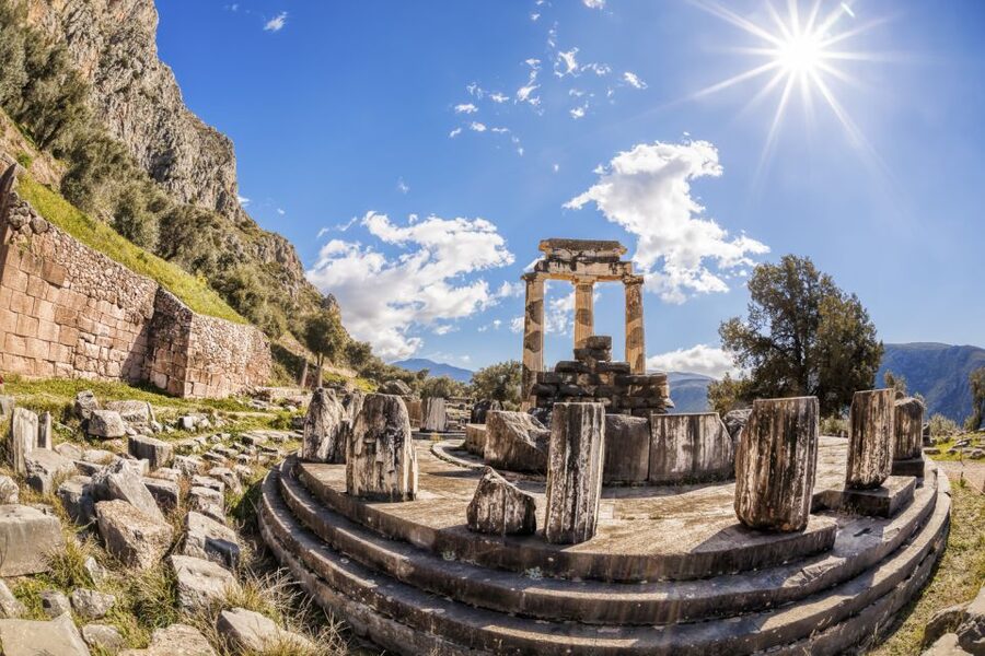 Delphi Guided Walking Tour and Admission Ticket - The ancient theater and views over the valley