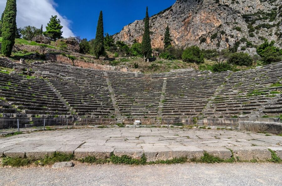 Delphi Small-Group Day Trip From Athens - Athena Pronaia and the famous postcard view