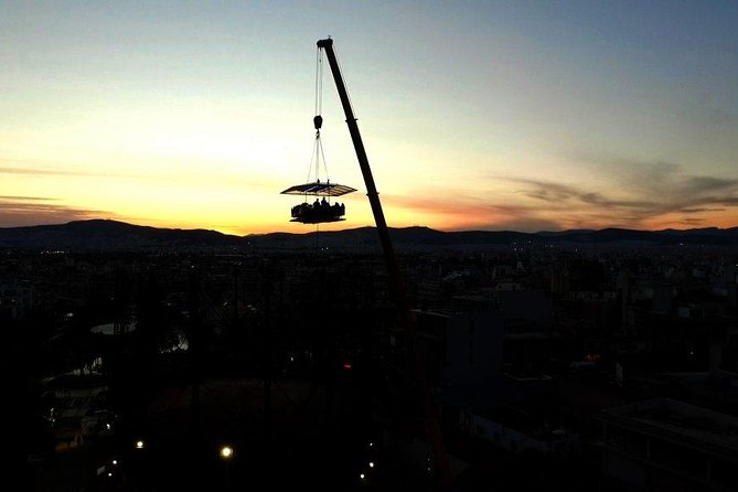 Dinner in the Sky Athens - Rising above Gazi at Technopolis
