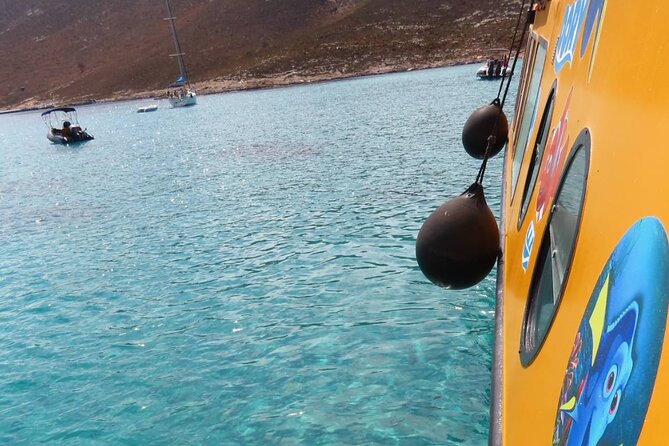 Dory's Glass Bottom Boat Adventure in Pserimos and Pserimos Beach - What the boat ride feels like in practice