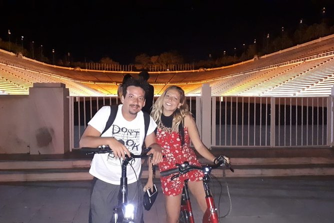 Electric Bike Tour of Athens by Night - The Panathenaic Stadium and the story of modern sport