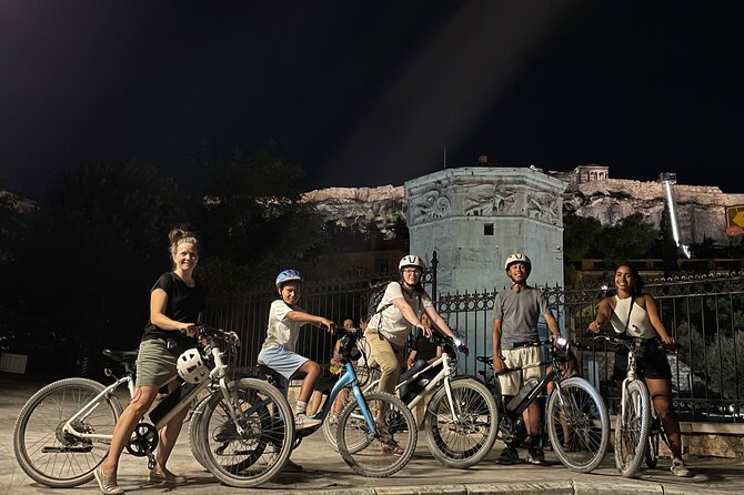 Electric Bike Tour of Athens by Night - Watching the guards at the Presidential residence