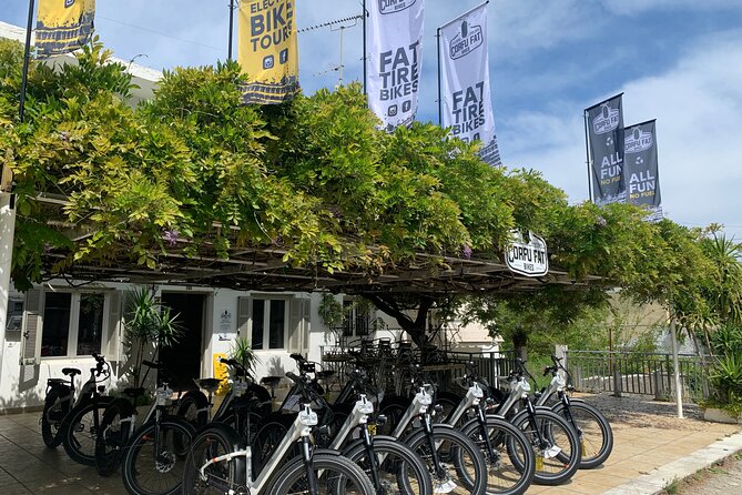 Electric Fat Bike Self Guided Tour Discover North Corfu - Starting in Acharavi with a simple setup