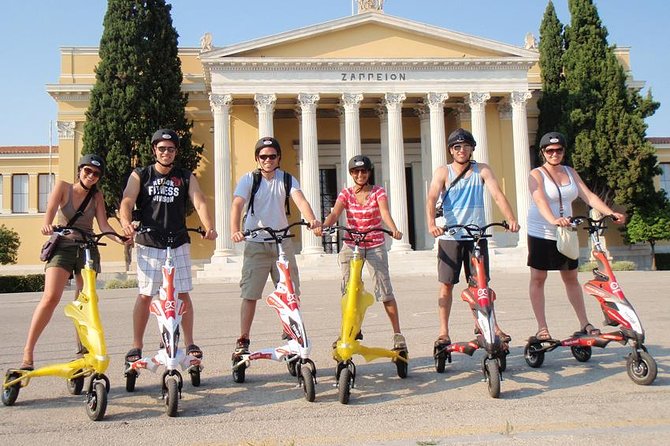 Electric Trikke Bike Athens Complete Tour - Why three wheels work well in central Athens