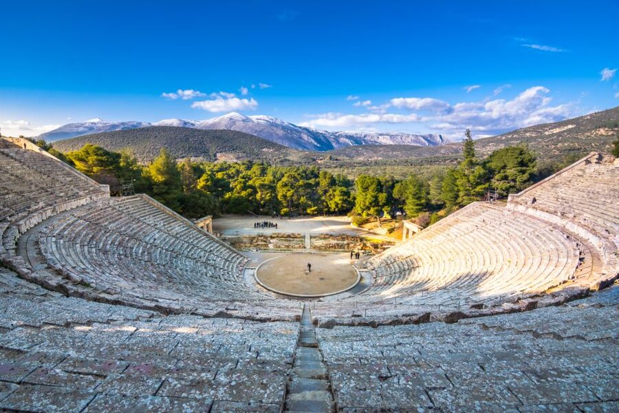 Epidaurus: Temple of Asclepius & Theatre with optional audio - The Theatre: Acoustics, Stonework, and the Best View