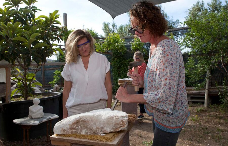 Experience Marble Carving: Naxos Island - Local food in a quiet farm setting