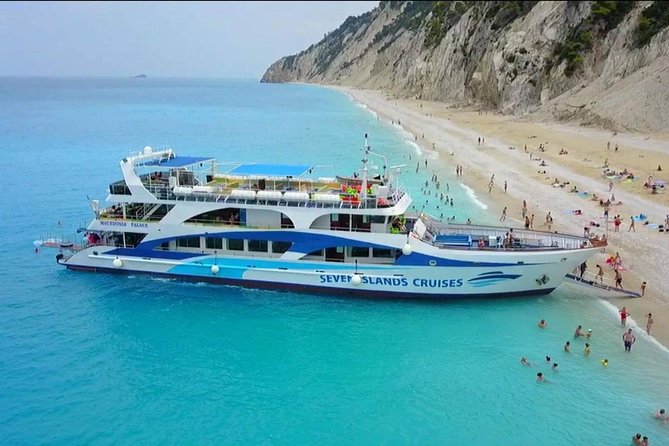 Explore Ionian Sea with its 50 shades of blue on Makedonia Palace - Egremni Beach and the value of a proper swim stop