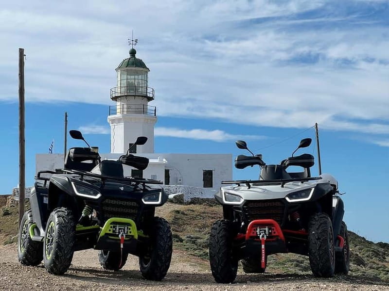Explore Mykonos Island with a 650cc ATV / QUAD Tour - Guides Nestor and Konstantinos make a difference