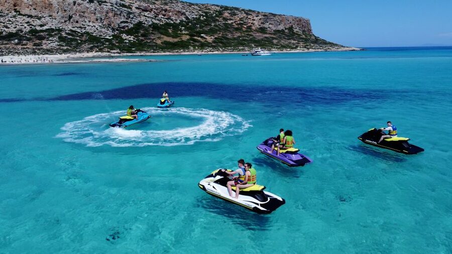 Falasarna: Jet Ski Safari to Balos Beach - Choosing the right departure time