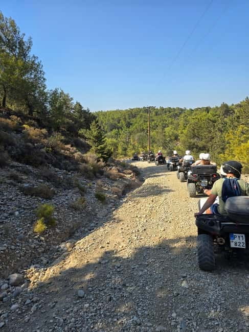 Faliraki: Quad Safari Tour - Leaving Faliraki for the hills