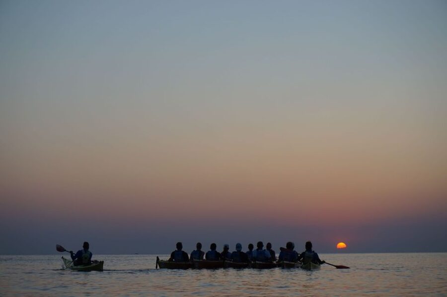 Faliraki: Sunrise Sea Kayaking Experience with Breakfast - Snorkeling in the first morning light