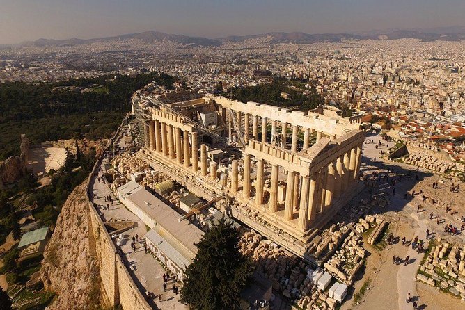 Family Acropolis & Acropolis Museum Tour inspiredby Percy Jackson - The Parthenon through myth and real detail
