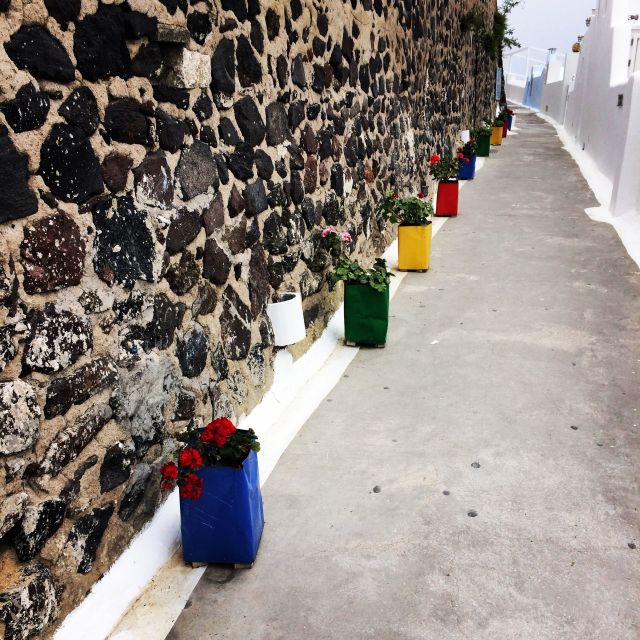 Fira: Guided Foodie Walking Tour with Tastings - Olive oil, honey, and the taste of Santorini