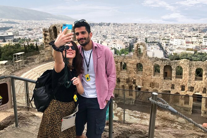 First Access Acropolis Tour, Beat the Crowds, Enjoy the Parthenon - Two ancient theaters on the way down
