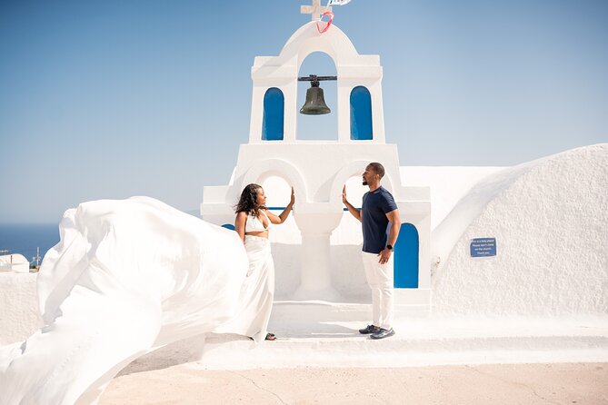 Flying Dress Santorini Photoshoot - What this Santorini photoshoot is really about