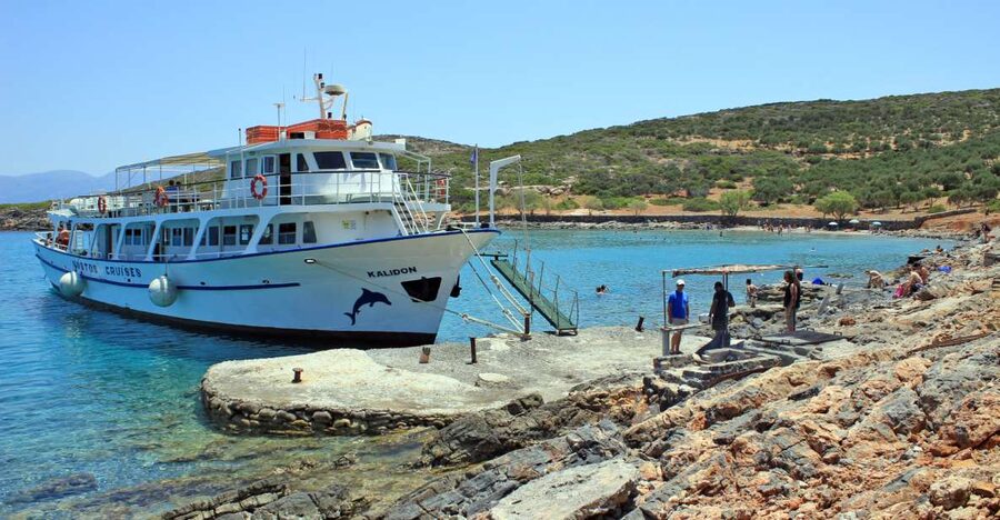 From Ag. Nikolaos: Spinalonga & Kolokytha Cruise with Lunch - Exploring Spinalonga without a group guide
