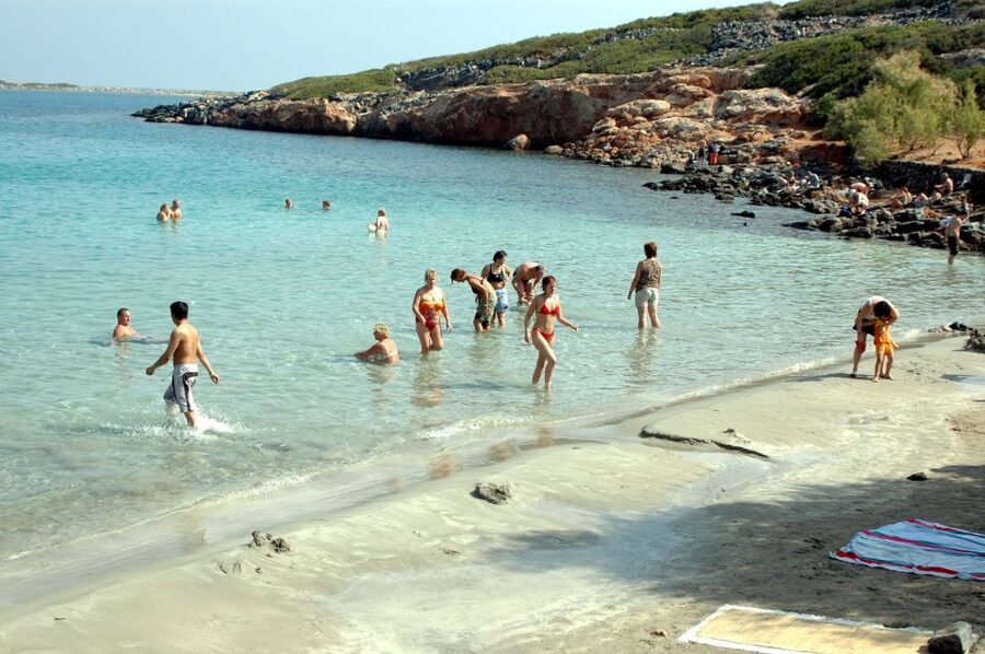 From Ag. Nikolaos: Spinalonga & Kolokytha Cruise with Lunch - What lunch is really like aboard