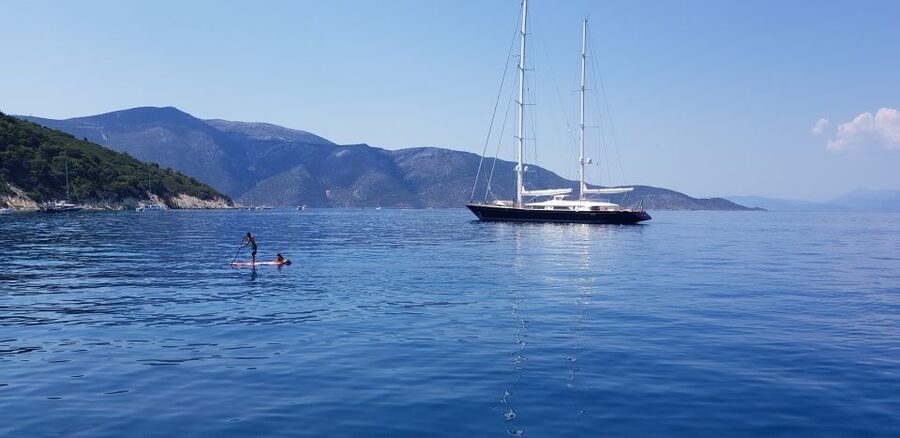 From Agia Efimia: Day Cruise to Ithaki Island with Lunch - The long sail toward Ithaca