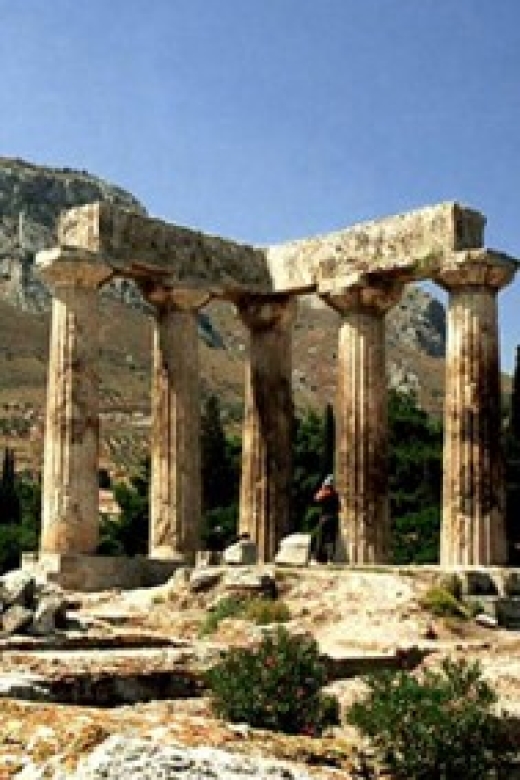 From Athens: Half-Day Biblical Corinth Tour - The Corinth Canal makes a sharp opening stop