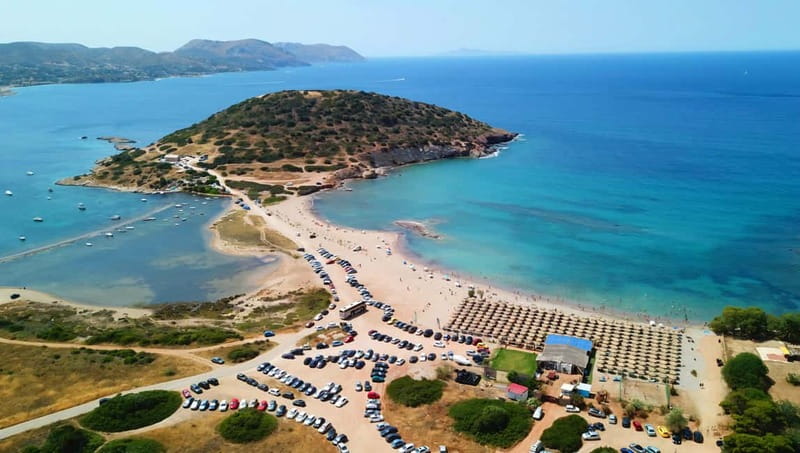 From Athens: Lake Vouliagmeni Spa & Temple of Poseidon Tour - Leaving Athens for the Attica coast