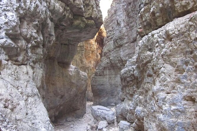 From Chania: Imbros Gorge and Sfakia Experience Hike & Swim - The gorge’s wartime past adds meaning