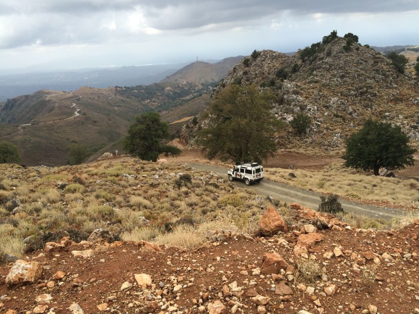 From Chania: White Mountains Land Rover Safari - Therisso village and a three-course Cretan lunch