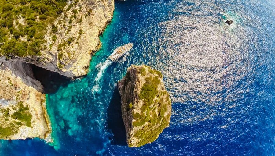 From Corfu: Day Cruise to Paxos, Antipaxos, and Blue Caves - Swimming at Antipaxos
