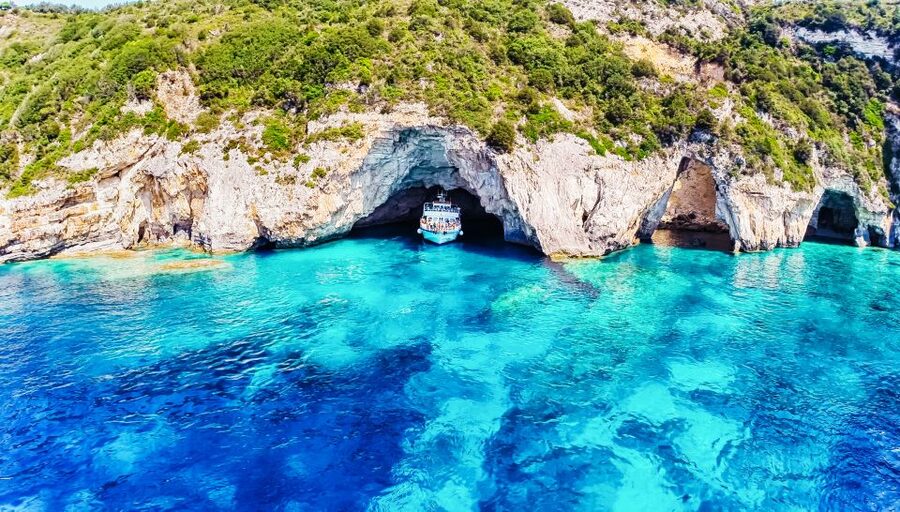 From Corfu: Day Cruise to Paxos, Antipaxos, and Blue Caves - Gaios, Paxos, and two hours ashore
