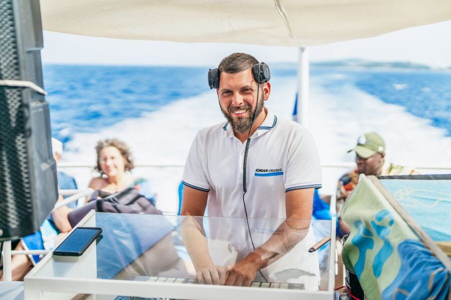 From Corfu Island: Antipaxos & Paxos Blue Caves Boat Cruise - Guides, languages, and the group atmosphere