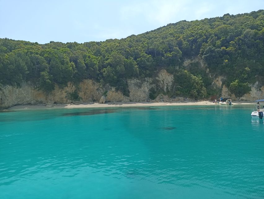 From Corfu Town: Syvota and Blue Lagoon Full-Day Boat Cruise - Blue Lagoon: beautiful water, boat-only swimming