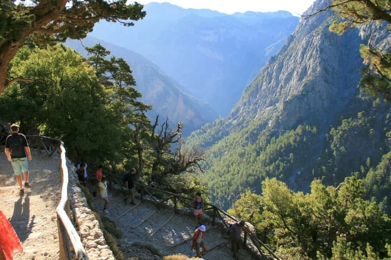 From Heraklion,Agia Pelagia,Malia: Samaria Gorge Guided Trip - Walking through Samaria Gorge for four to six hours