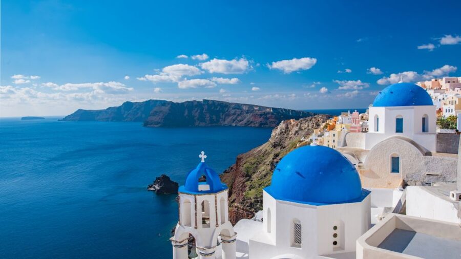 From Heraklion/Crete: Santorini Island Guided Day Trip - The two-hour ferry across the Aegean