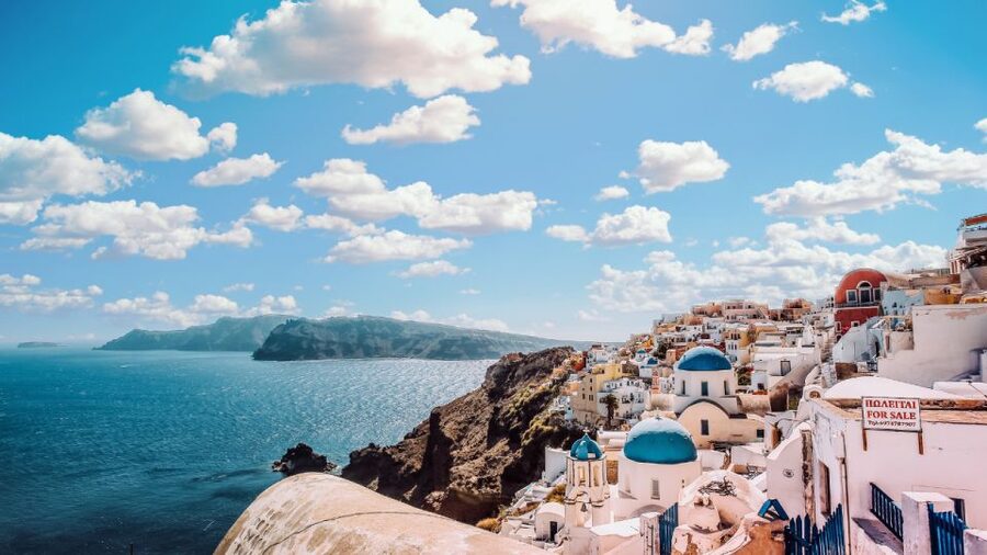 From Heraklion/Crete: Santorini Island Guided Day Trip - The optional volcano and hot springs boat