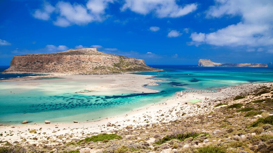From Heraklion: Cruise to Balos Lagoon and Chania Old Town - Gramvousa fortress and the first big view