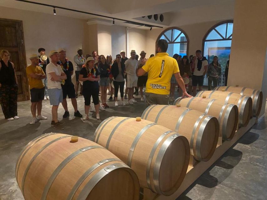 From Heraklion: Matala Beach - Caves & winery Full Day tour - A proper taverna lunch, not a roadside pause