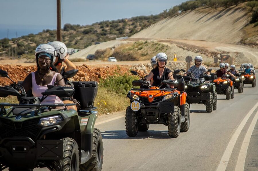 From Heraklion: Quad Safari Wild Crete Day Tour - One hour of coast and countryside riding