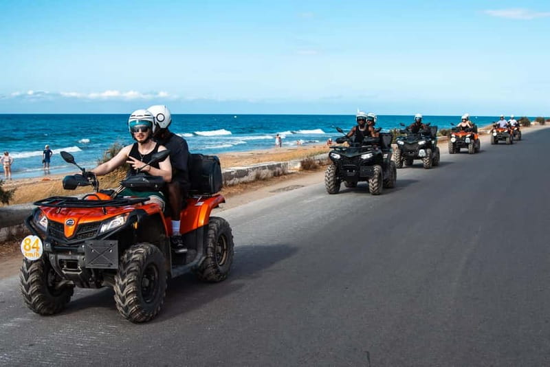 From Heraklion: Quad Safari Wild Crete Evening Tour - From Hersonissos to the first rough track