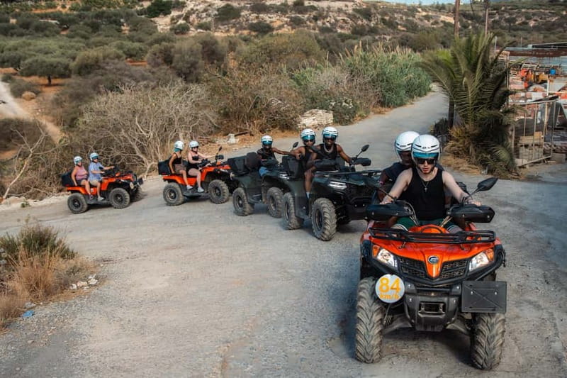 From Heraklion: Quad Safari Wild Crete Evening Tour - Skotino Cave and the view toward Dia Island