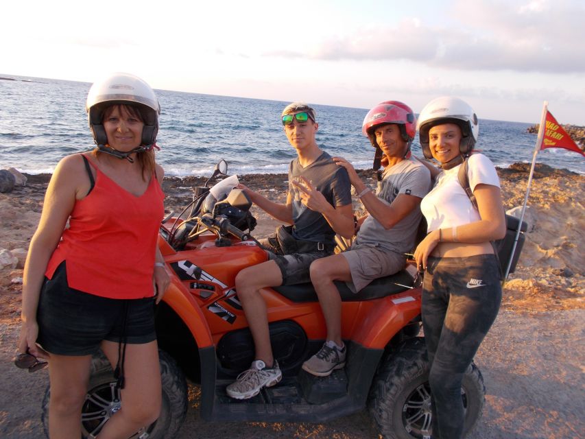 From Hersonissos/Malia: Guided Sunset Quad Safari - What happens between pickup and the first track