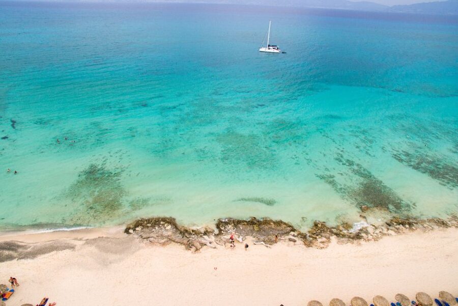 From Ierapetra: Cruise to Chrissi Island with Swimming - Seeing Chrissi from the Libyan Sea