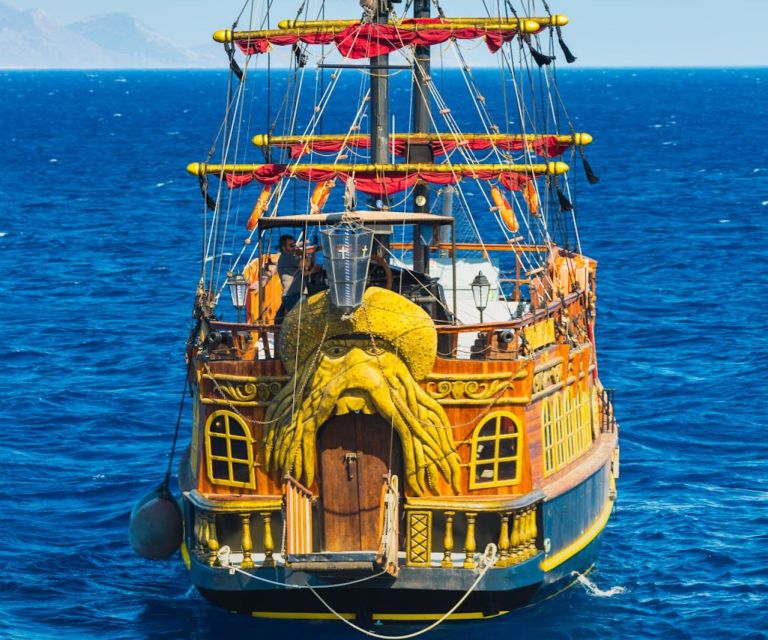 From Kardamena: Nisyros, St.Antonios & Yali Islands Cruise - Lunch on the Pirate Boat