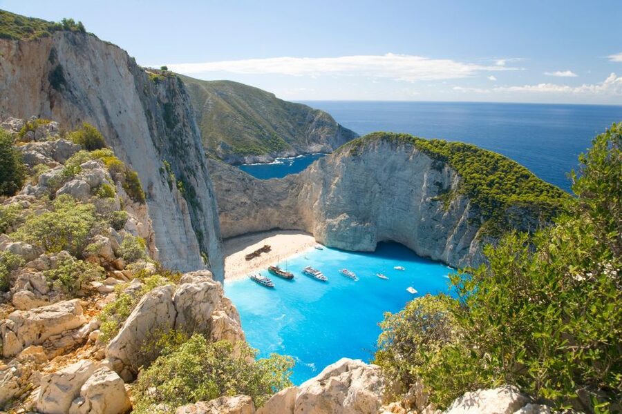 From Kefalonia: Blue Cave Boat Cruise & Shipwreck Photo Stop - Swimming at Mounda Beach and quiet coves