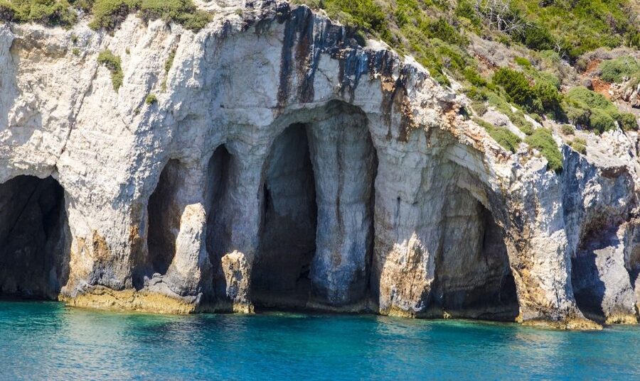 From Kefalonia: Blue Cave Boat Cruise & Shipwreck Photo Stop - The return crossing to Poros