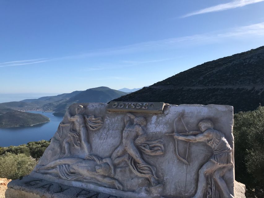 From Kefalonia: Ithaca Island Full-Day Bus Tour - Kioni, the best setting for lunch and free time