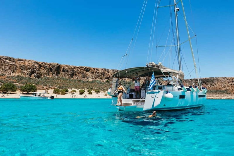 From Kissamos: Balos Gramvousa Sailing Cruise with Lunch - A traditional Cretan lunch cooked in the galley