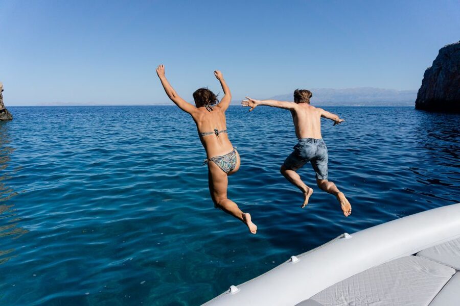 From Kissamos Port: Balos and Gramvousa Private RIB Cruise - Drinks, snacks, and the private-boat value