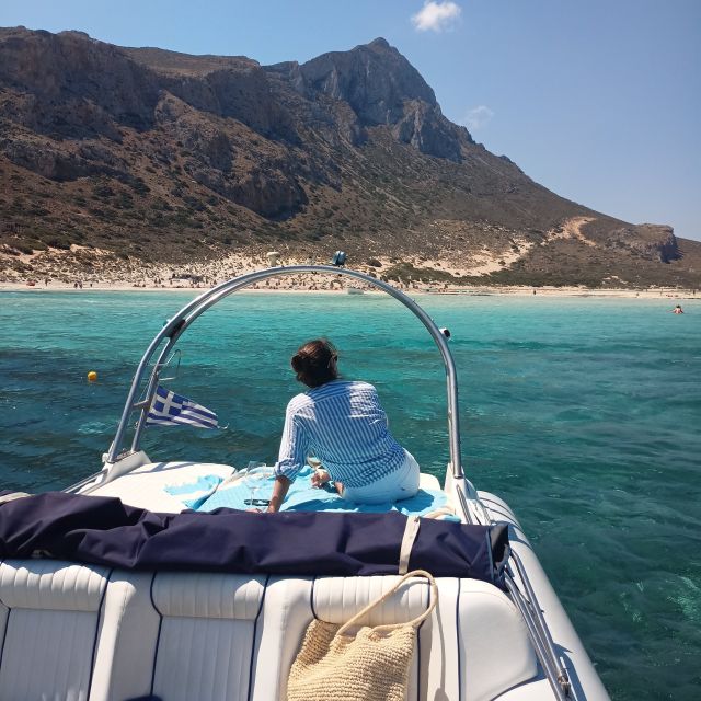 From Kissamos Port: Balos and Gramvousa Private RIB Cruise - Balos Lagoon: turquoise water and a busy reputation