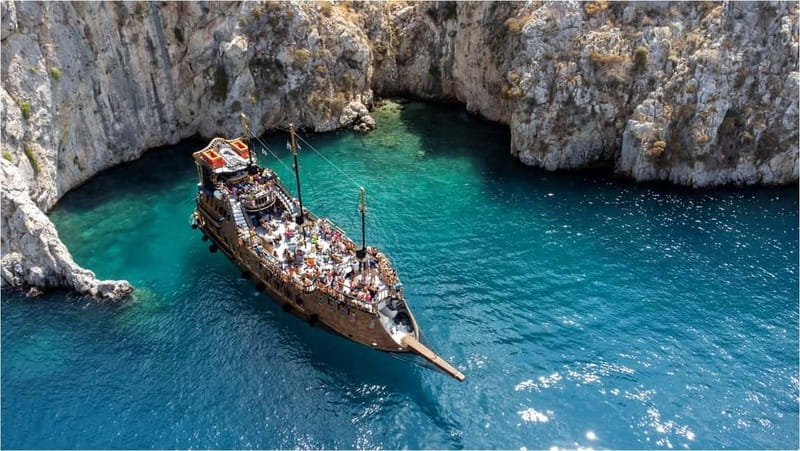 From Kos:A full day cruise in the newest luxury vessel! - Leaving Kos for the Dodecanese