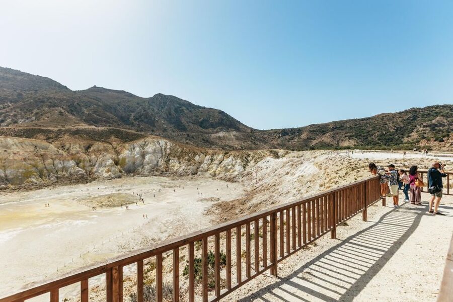 From Kos: Nisyros Island Volcano and Panagia Spiliani - Mandraki: White Houses and Free Time