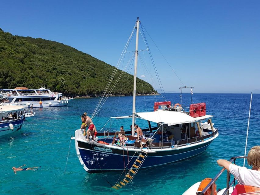 From Lefkimmi: Boat Trip to Sivota & Blue Lagoon - The Mourtos sea cave stop